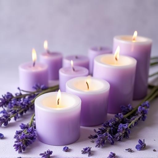 Lavender Candles